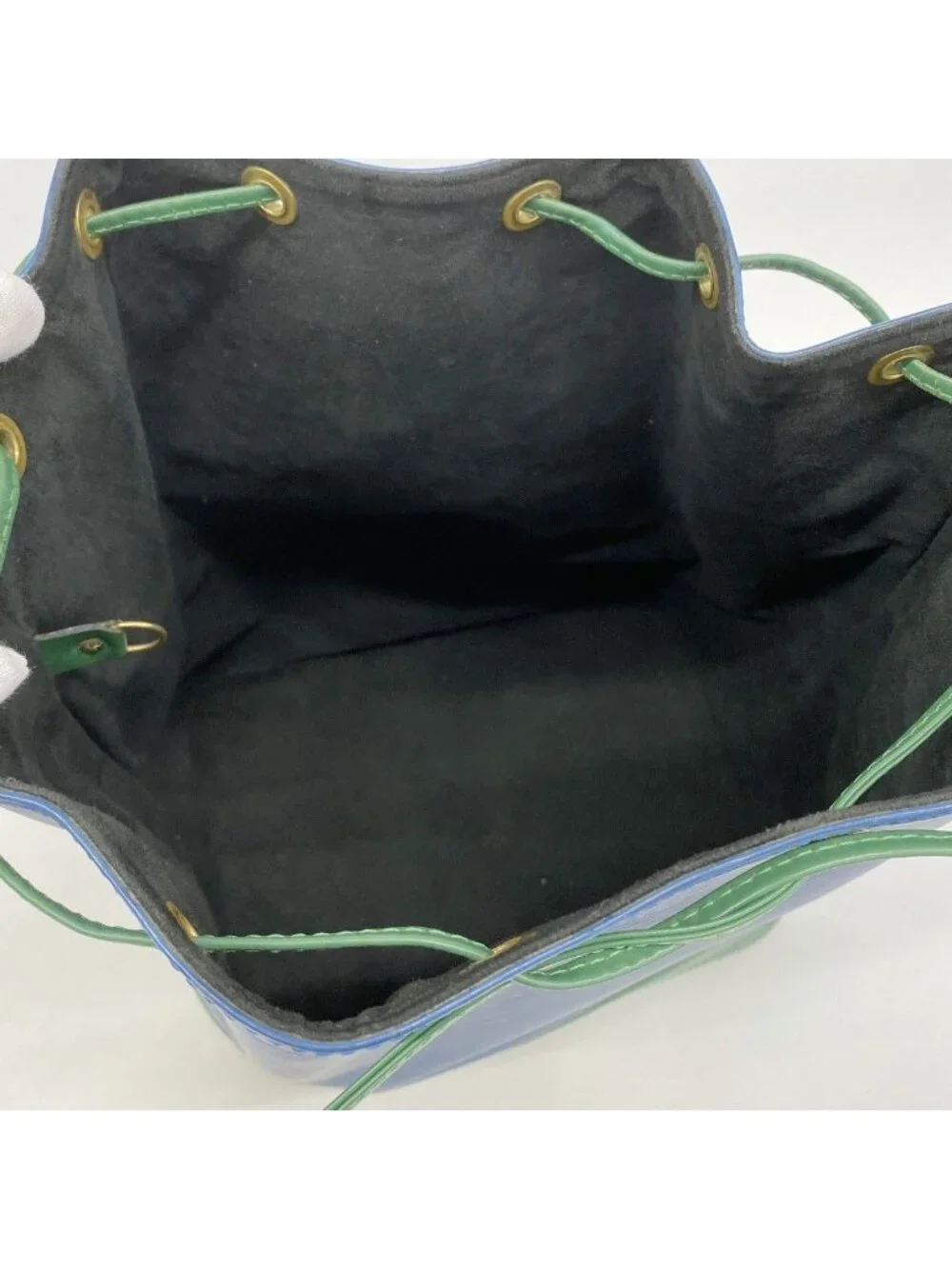 Louis Vuitton Shoulder Bag Epi Bicolor Noe Toledo Blue Borneo Green